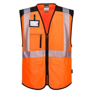 Portwest - colete de segurança multibolsos pw3 hv