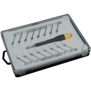 Conjunto de 16 micro chaves de fenda multilâmina - stanley - stht0-62633 -