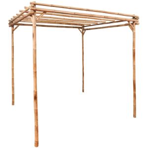 vidaXL pérgola de bambu 170x170x220 cm