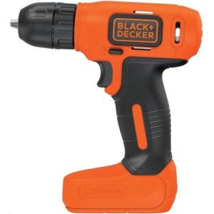 Chave de fenda sem fio black+decker bdcd8-qw - 7,2v - 1 bateria de íon-líti