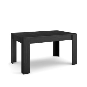 Mesa sala de jantar, 140x90x76cm, preto