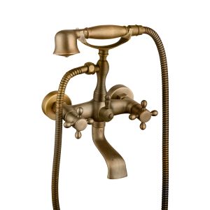 Torneira de banheira monobloco série clasica em antique