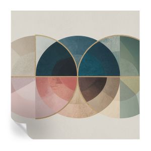 Papel de parede autocolante elegância geométrica 250x250 tulup