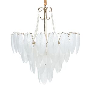 Lustre yauca vidro latão