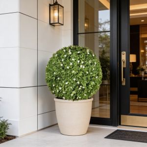 Esfera de buxo artificial marfil ø 33 cm | naturing monde