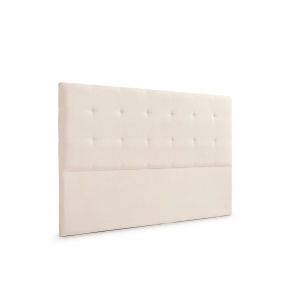 Cabeceira estofada astoria aqualine 160x120x8 cm - bege - moonia