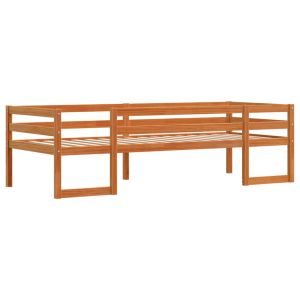 vidaXL estructura de cama para niños madera de pino marrón 90x200 cm