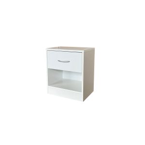 Mesa de cabeceira pep 1 gaveta, branco 39x41cm