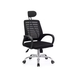 Silla de oficina ergonómica "sébastien" de altura regulable con reposacabez