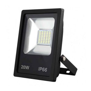 Projetor LED dacita smd 20w 6500k preto 1800lm 120º ip66 18,5x15,5x4,5 cm