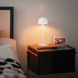 Nettlife lâmpada de mesa LED branco 9x9