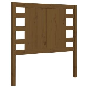 vidaXL cabecero madera maciza de pino marrón miel 96x4x100 cm