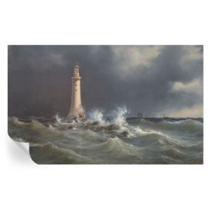 Papel de parede autocolante tempestades marítimas 416x254 tulup
