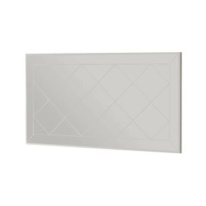 Espelho nimfa, em madeira branco 60x120h cm