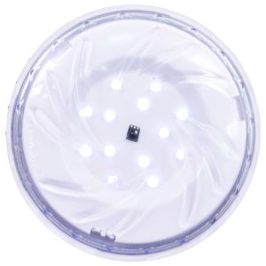 Luz de piscina flutuante submersível LED vidaxl com controle remoto, branca