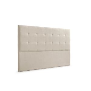 Cabeceira estofada astoria aqualine 115x120x8 cm - bege torrado - moonia