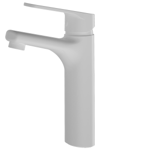 Full mezclador alto lavabo blanco