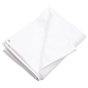 vidaXL lona hdpe blanco 260 g/m² 8x10 m