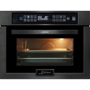 Forno de micro-ondas embutido kaiser em 6307 rs, grill e ar quente, micro-o