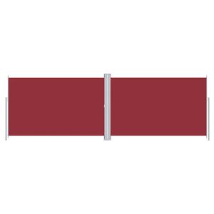 Toldo lateral retrátil 220x600 cm vermelho