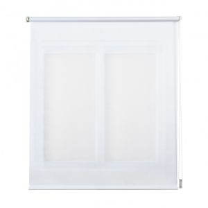 Estore de rolo translúcido easyfix instalação sem furar branco 150 x 180 cm