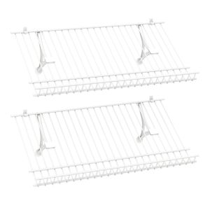 Juego de 2 estantes de alambre para pared 61