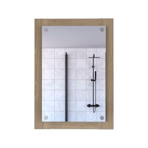 Vanguarda de espelho de casa de banho, com forma rectangular rovere