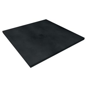 Ondee - base de duche nola 3 - cortável - 90x90 - resina - preto - batoque