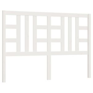 vidaXL cabecero de cama madera maciza de pino blanco 146x4x100 cm