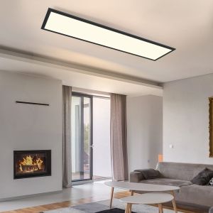 Painel de luz de teto LED regulável plano nettlife com comando remoto
