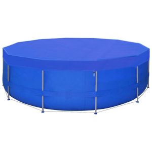 Coberturas de piscina redondas 2 pcs pe 460 cm 90 g/m² pt7559