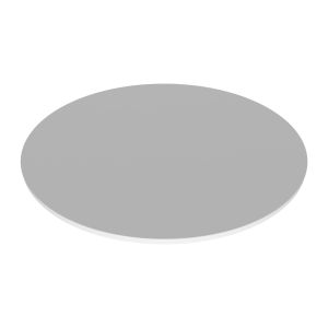 Artù prateleira para mesa de jantar redonda ⌀120 cm madeira laminada-branca