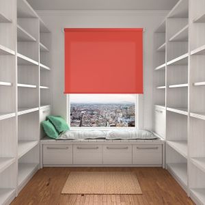 Estore de rolo translúcido l2000  coral 180 x 250cm