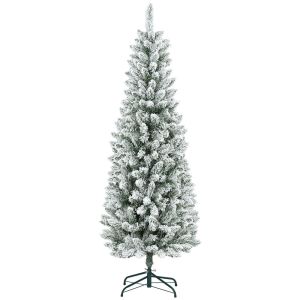 Árvore de natal 65x65x180cm plástico, metal color verde Homcom