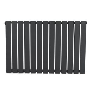 Radiador plano coluna única 600x910 mm Cinza Antracite| Aço carbono 826W