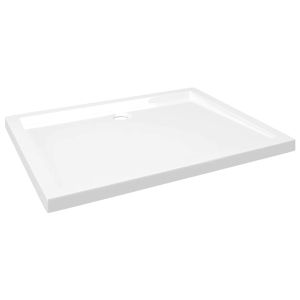 Base de chuveiro retangular em abs vidaxl 80x100 cm