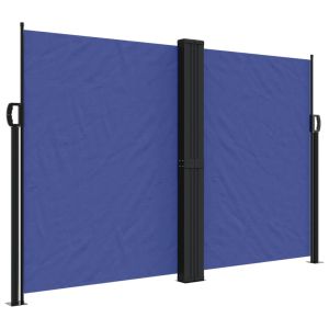 Toldo lateral retrátil 160x1200 cm azul