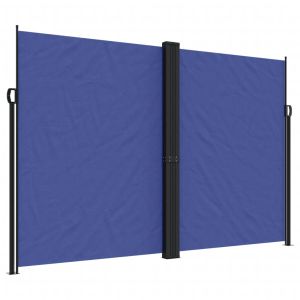Toldo lateral retrátil 220x600 cm azul