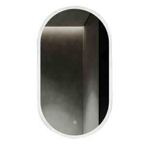 Kibath espelho LED 20w val 20w oval 50 cm x 90 cm espelho 6000k