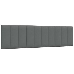 Almofadão de cabeceira 180 cm tecido cinzento-escuro ptob3936