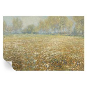 Papel de parede adesivo campo florido 104x152 tulup