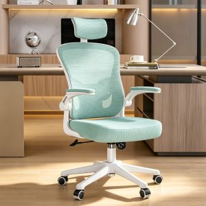 Rattantree cadeira de escritório ergonómica com altura ajustável,verde