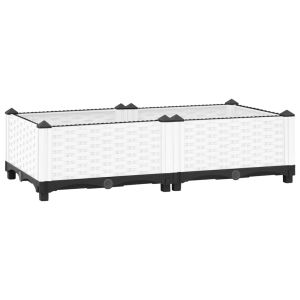 vidaXL arriate polipropileno 80x40x23 cm