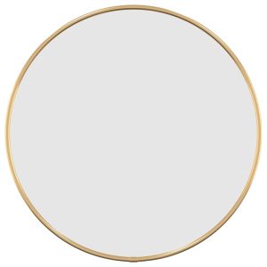 Espelho de parede ø40 cm redondo dourado