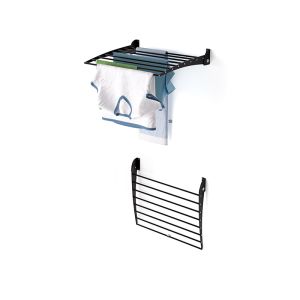Estendal compacto para varanda 62 cm, foxydry fold down preto
