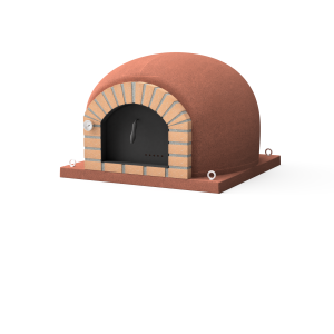 Movelar - forno de embutir a lenha modelo stromboli (bordéus - 80x80x72 cm