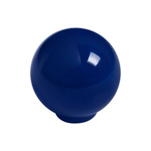 Puxador esfera de abs 24mm azul escuro brilhante, lote com 75