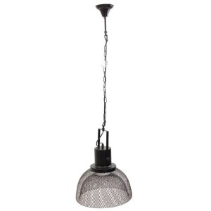 Candeeiro de teto em metal preto 35x35x110/35