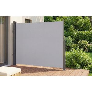 Toldo lateral retrátil pilat 3x1,6 m cinza claro