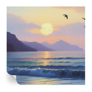 Papel de parede autocolante mar ocidental 250x250 tulup